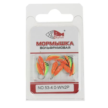 Мормышка вольф. SKYFISH "Куколка с ушком", крашеная  №53-4.0-WN2P